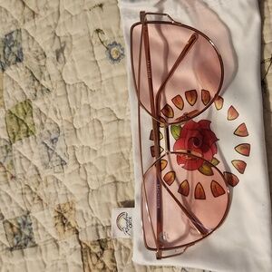 Pink Cat-eye Sunglasses- Rainbow Optix